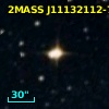 2MASS J11132112-7625558
