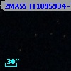 2MASS J11095934-7726320