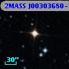 2MASS J00303680-7550105