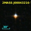 2MASS J00043216-7116350