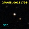 2MASS J00111793-5456150