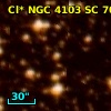 Cl* NGC 4103     SC      70