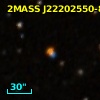 2MASS J22202550-8421533