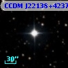 CCDM J22138+4237AB
