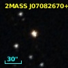 2MASS J07082670+8446067