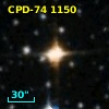 CPD-74  1150