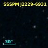 2MASS J22292365-6930569