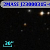 2MASS J23000315-6143271