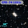 CPD-74  1181s