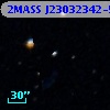 2MASS J23032342-5657560