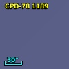CPD-78  1189