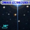 2MASS J22002593-5554225