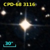 CPD-68  3116