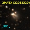 2MASX J22032320+4228507