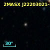 2MASX J22203021-4434210