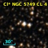 Cl* NGC 5749     CL       4