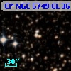 Cl* NGC 5749     CL      36