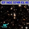 Cl* NGC 5749     CL      41