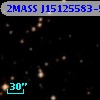 2MASS J15125583-5640307