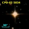 CPD-62  5834