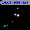 2MASS J16054494+8325489