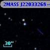 2MASS J22033268-4124283