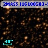 2MASS J16100503-5315076