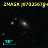 2MASX J07035679+7639009