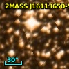 2MASS J16113650-5303050