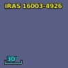 IRAS 16003-4926