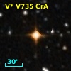 V* V735 CrA