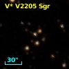 V* V2205 Sgr