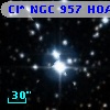 Cl* NGC  957   HOAG       4