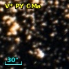 V* PY CMa
