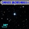 2MASS J02054661+6101212