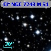 Cl* NGC 7243      M      51