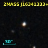 2MASS J16341333+7032254