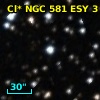 Cl* NGC  581    ESY       3