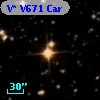 V* V671 Car