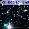 Cl* NGC  654    SAM      13