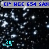 Cl* NGC  654    SAM      45