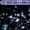 Cl* NGC  654    SAM      51