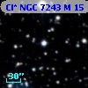 Cl* NGC 7243      M      15