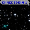 Cl* NGC 7243      M       1