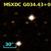 MSXDC G034.43+0.24