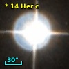 *  14 Her c