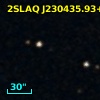 2SLAQ J230435.93+003001.5