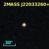 2MASS J22033260+0846141