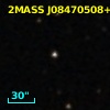 2MASS J08470508+1236305