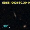 SDSS J003630.30-001714.4